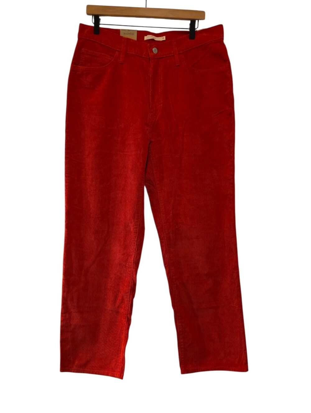 Levi's, NWT, '94 Baggy, Corduroy Pants, A Mid Rise, Reddish Orange, Women's Sz 3